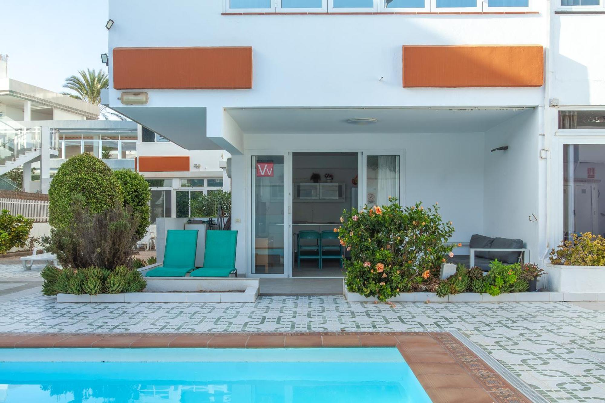 Apartamento Con Terraza Y Piscina En Playa Del Ing Playa del Inglés Eksteriør bilde