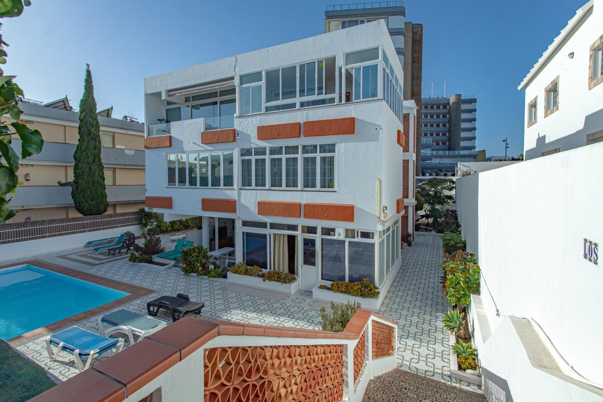 Apartamento Con Terraza Y Piscina En Playa Del Ing Playa del Inglés Eksteriør bilde