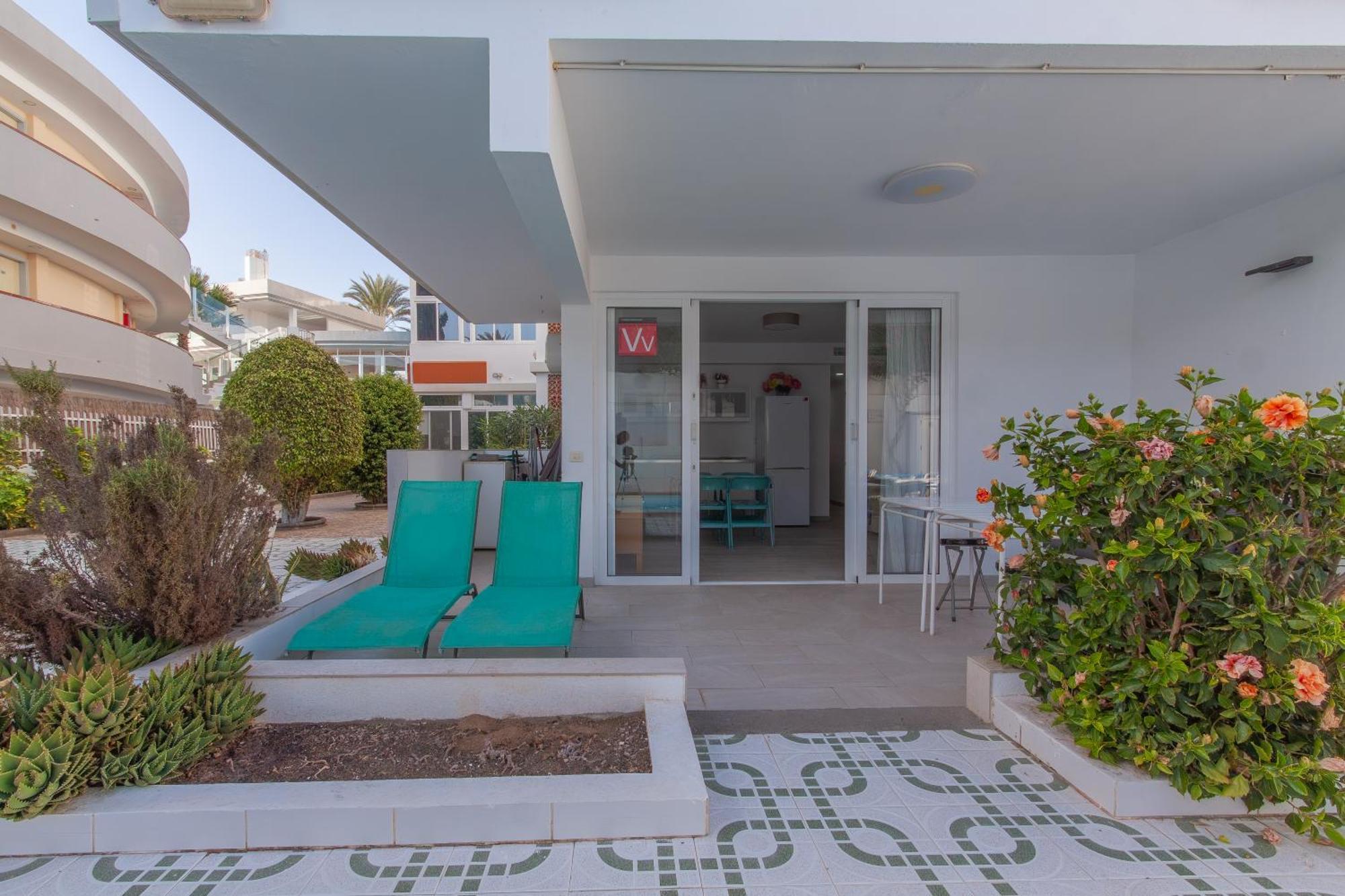 Apartamento Con Terraza Y Piscina En Playa Del Ing Playa del Inglés Eksteriør bilde