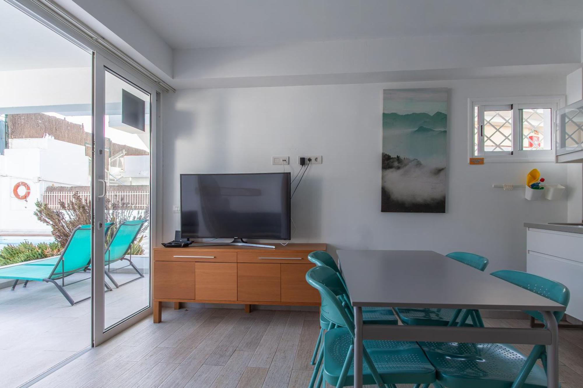 Apartamento Con Terraza Y Piscina En Playa Del Ing Playa del Inglés Eksteriør bilde