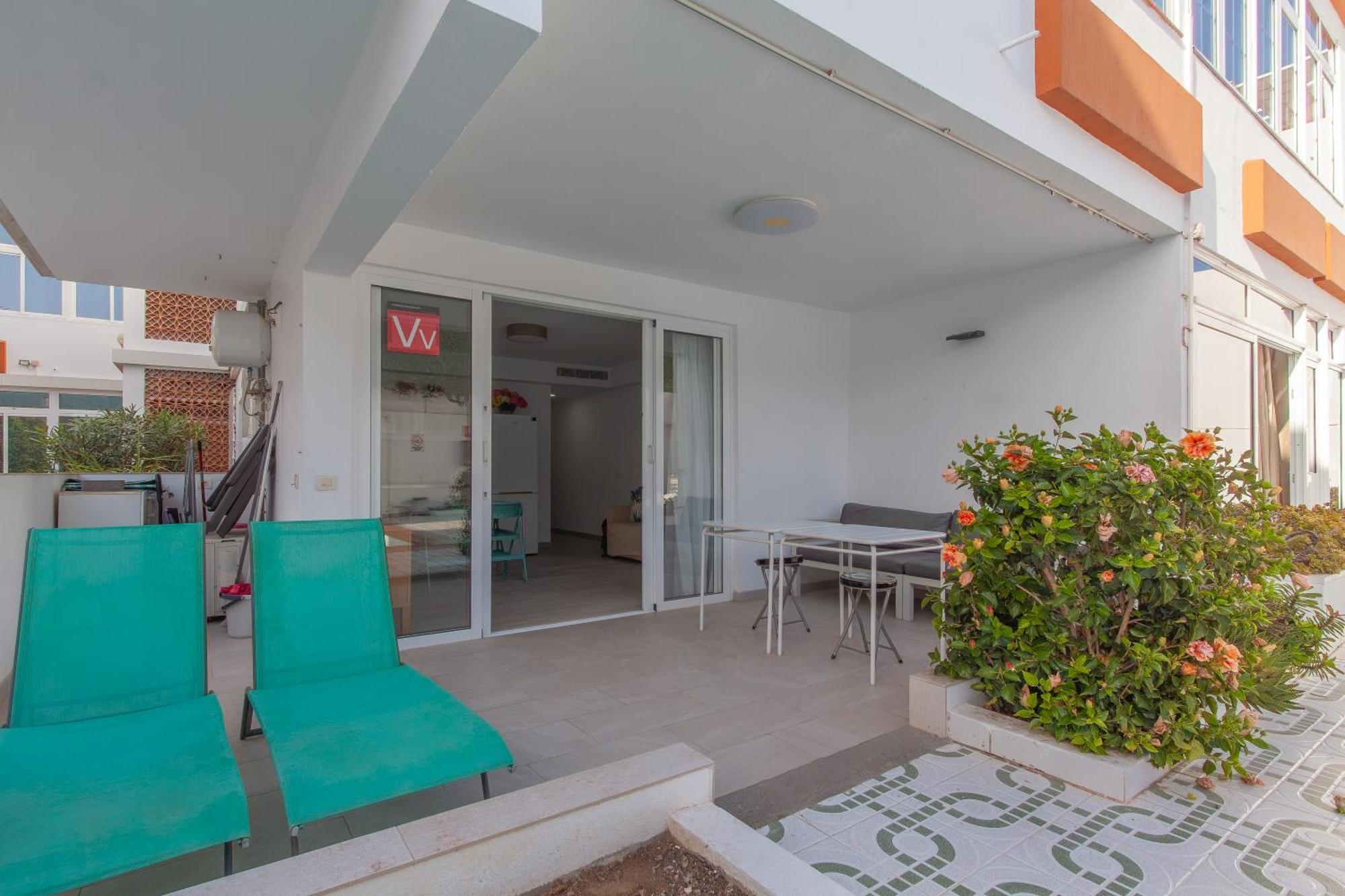 Apartamento Con Terraza Y Piscina En Playa Del Ing Playa del Inglés Eksteriør bilde