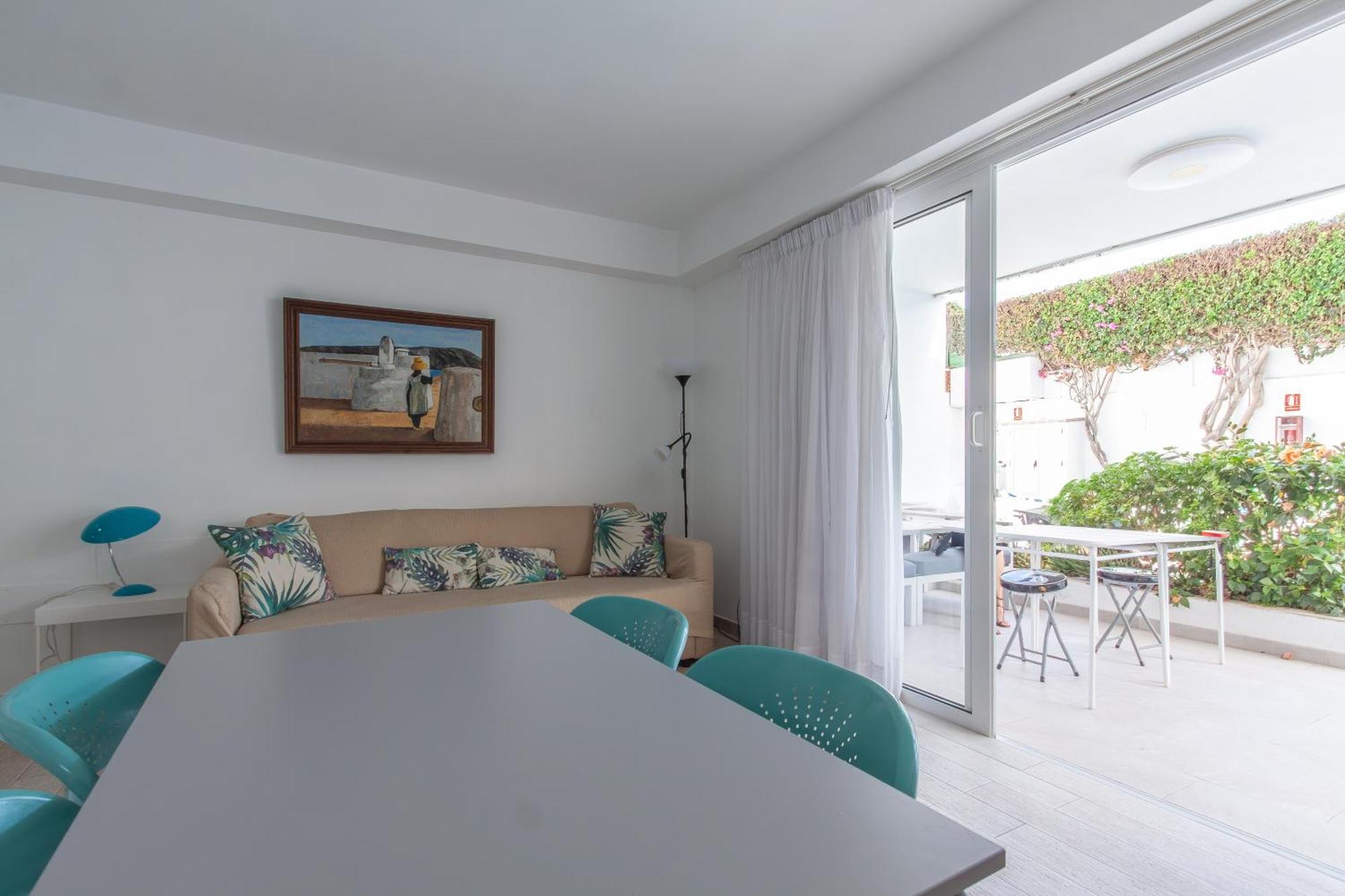 Apartamento Con Terraza Y Piscina En Playa Del Ing Playa del Inglés Eksteriør bilde