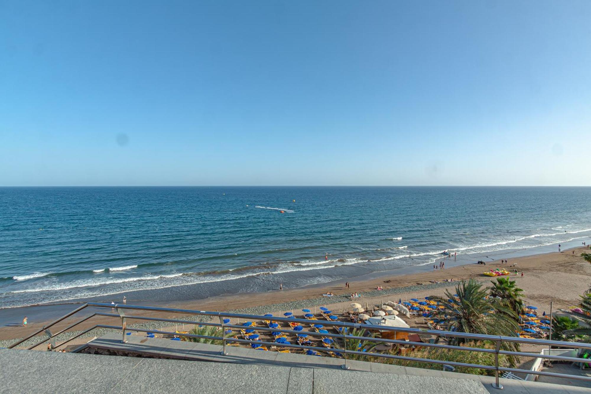 Apartamento Con Terraza Y Piscina En Playa Del Ing Playa del Inglés Eksteriør bilde